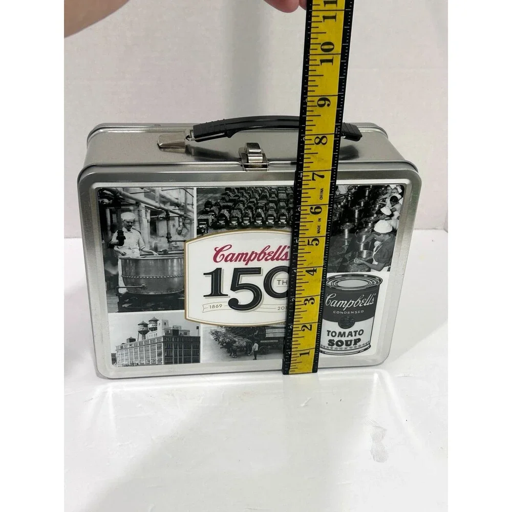 Commemorative Campbell’s Soup 150th Limited Edition Tin Lunchbox and Thermos Set